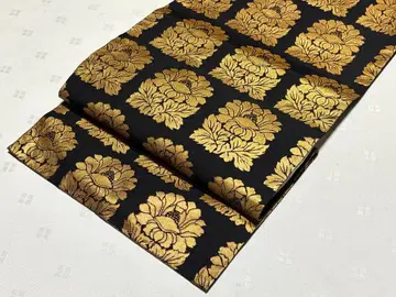 새상품급 기모노 오비 순수 실크 특선 스키노 나고야 오비 선착순