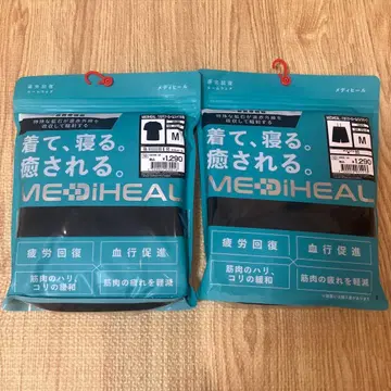 메디힐 리커버리웨어 워크맨 블랙 반팔 상하의 세트 새상품 M