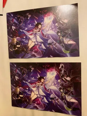 원신 엽서 2장 세트