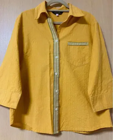 7부 소매 구스쿠 꽃 무늬 카리유시 의류 여성용 L 사이즈