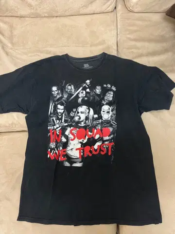 Suicide Squad T셔츠 XL 블랙