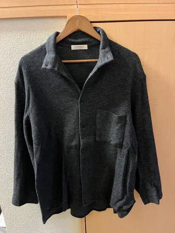 CONFLICT 다크 그레이 가디건