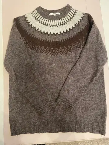 journal standard relume 노르딕 무늬 스웨터 L 사이즈