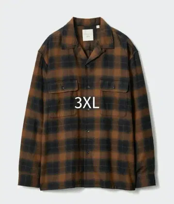 브러쉬드 코튼 오버사이즈 셔츠 3XL