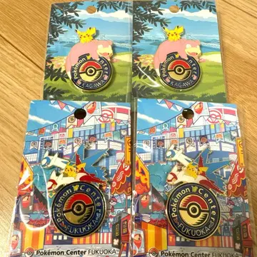 포켓몬 센터 로고핀즈 후쿠오카 한정판 카가와 한정판