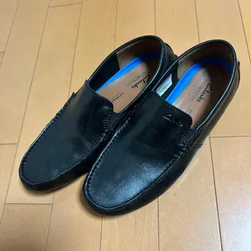 Clarks 클락스 마크맨 플레인 드라이빙 슈즈 블랙 가죽