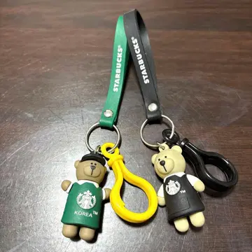 스타벅스 베어리스타 키링 세트