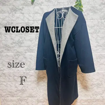 [ k31 ] [ WCLOSET ] 체스터 코트 블랙 [ F ] 새상품급