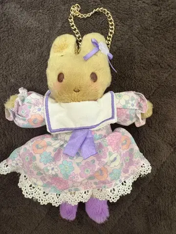 마롱 크림 마스코트 백참 퍼플