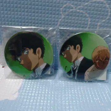 명탐정 코난 순흑의 악몽 캔뱃지 마츠다 진페이 2개 세트 레어