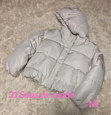 31 Sons de mode 후드 부착 다운 자켓