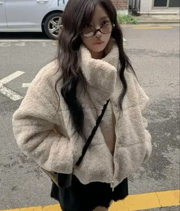 보아 하이넥 다운 자켓