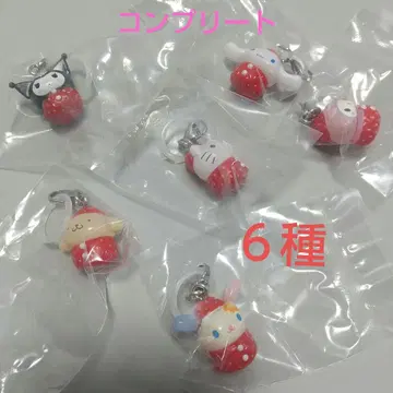 산리오 딸기 메지루시 액세서리 컴플리트