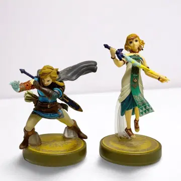 amiibo 젤다 티어 킹 젤다 공주 링크 2종 세트