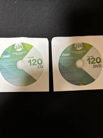 최신 ZIN120 DVD와 CD 세트 W-up & cooldown 포함