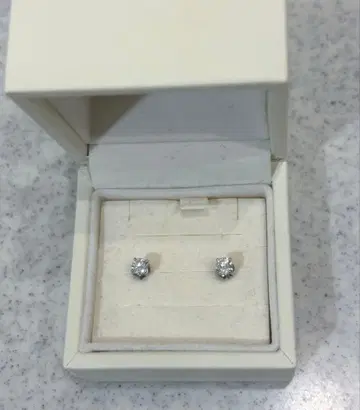 플라티나 귀걸이 0.25캐럿 up (한쪽 귀)