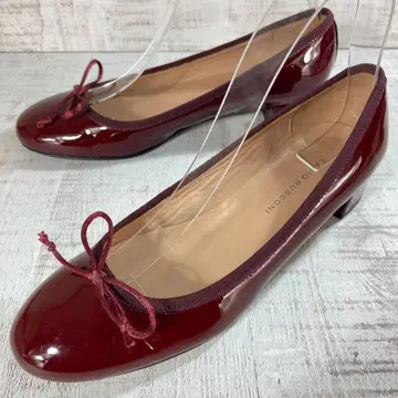 파비오 루스코니 버건디 리본 포함 펌프스 36 23cm 상당