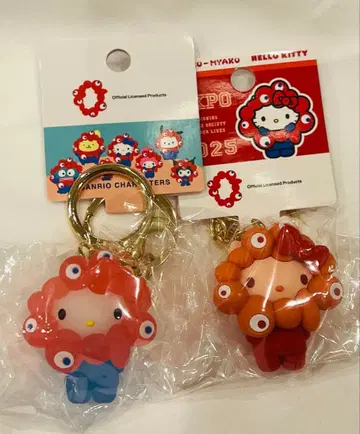 산리오 미야쿠미야쿠 변신 키티 클리어 최애 컬러 2개 세트