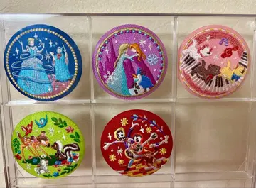 디즈니 자수 캔뱃지 5개 세트