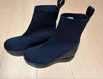 orMORE 힐업 부츠 니트 타입 S 사이즈