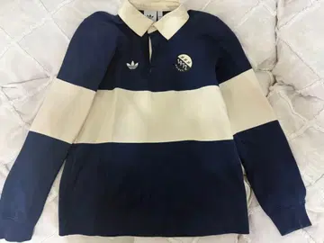 adidas 피케 셔츠 네이비/아이보리