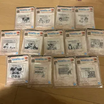 제일복권 드래곤볼 H상 MOKUJI 스탠드&로고 블록 13개