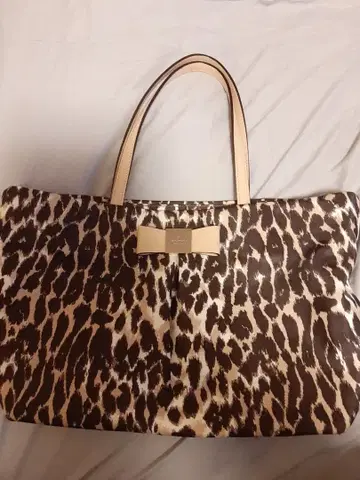Kate spade 케이트 스페이드 레오파드 무늬 나일론 토트백