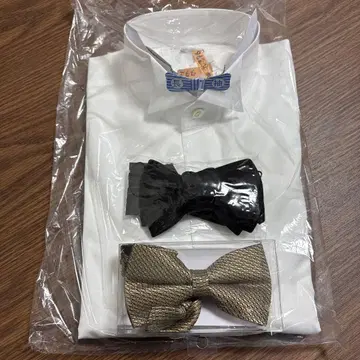 트리트 드레싱 신랑 2세트 (셔츠 & 나비 넥타이) + 덤 나비 넥타이