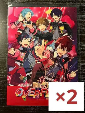 2점 OVERFLOW 유성대 모리사와 치아키 오피스 포스터풍 시트 앙스타