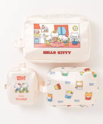 헬로키티 트래블 파우치 세트