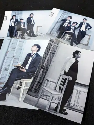 집사 가극단 TRICOLOR 5 회장 한정판 브로마이드 집사 찻집