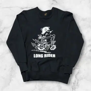 배송비 포함 WEST RIDE 헤비 원단 바이커 맨투맨 리버스 위브