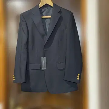 미사용 Le orme 네이비 테일러드 자켓 골드 버튼 100 AB7