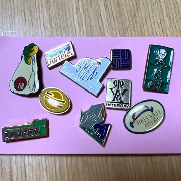 프랑스 빈티지 핀 배지