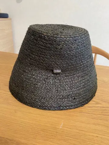 SLY 블랙 밀짚모자 프리 사이즈