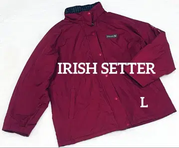 [ 아이리쉬 세터 ] 후드 부착 점퍼 버건디 L