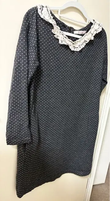 Ph Blue 도트 무늬 원피스