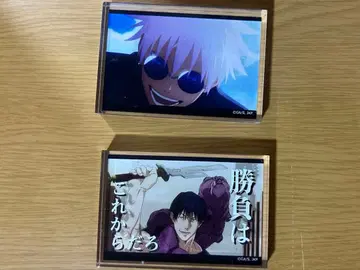 주술회전 회옥 옥절 고죠 사토루 후시구로 토우지 아크릴 블록