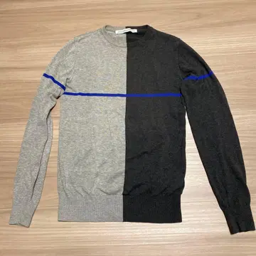 JOHN LAWRENCE SULLIVAN 바이컬러 니트 스웨터 명작