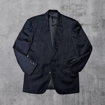 [ MY TASTE ] 자켓 수트 블랙 스트라이프 싱글 울 L