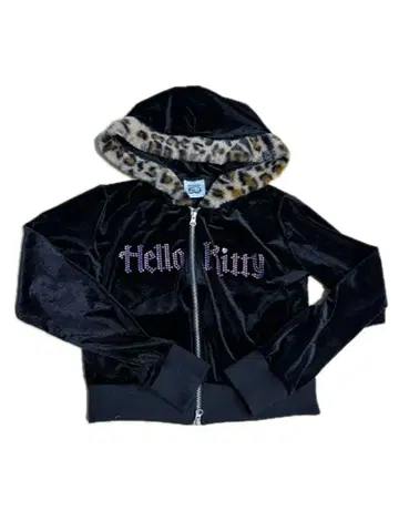 미사용 새상품 Hello Kitty 50주년 기념 후드티 블랙