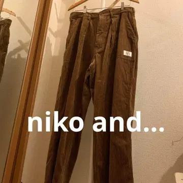 niko and - 코듀로이 팬츠 남성용 L