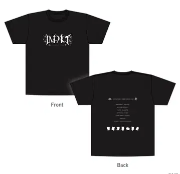 니지산지 IMPACT T셔츠 태양조 월조 특전 티켓풍 카드