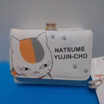 나츠메 우인장 냥코센세 가마구치 삼단 지갑