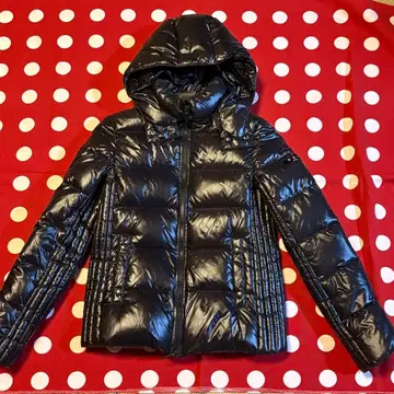 TATRAS 후드 부착 다운 자켓 블랙