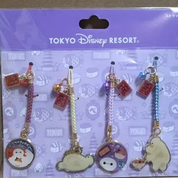 도쿄 디즈니 리조트 베이맥스 키링 4개 세트
