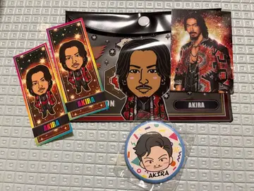 EXILE THE SECOND AKIRA 파우치 센샤후다 카드 캔뱃지