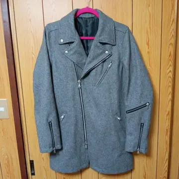 NO ID. 멜톤 라이더스 코트 사이즈 1 그레이