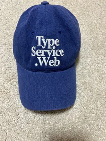 TypeServiceWeb 캡 파랑