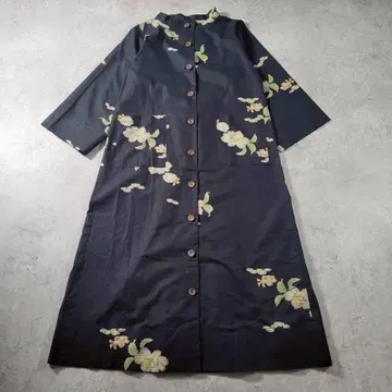 [ 새상품급 ] 이오리 일본풍 패턴 롱 원피스 겉옷 일본제 M~L